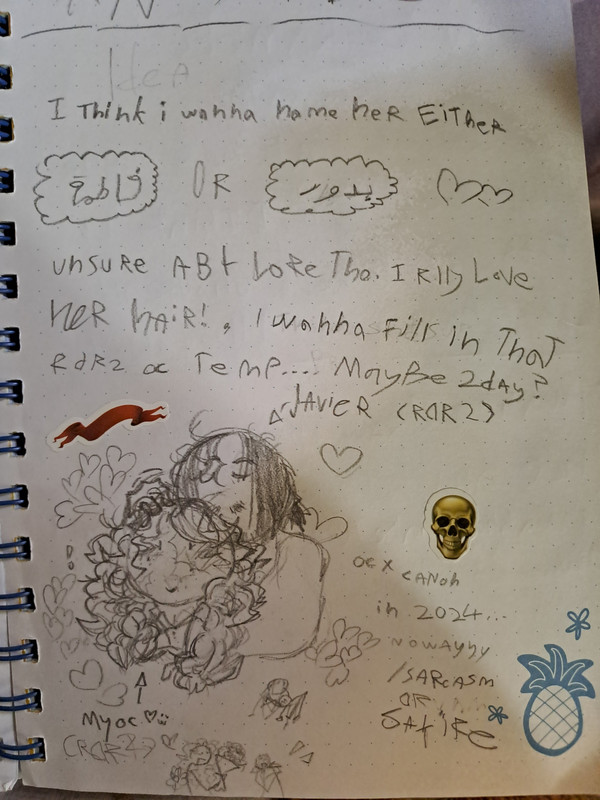 name pronunciation : fa-ta-ma , ba-duur  !! Name that won was ba-duur! Still thinking abt last names hehe. And yes she will be Arabic!!!!! AH FUCK OC X CANON JUMPSCARE AHH!!! hair