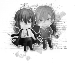 chuuya and dazai 15 nendoroid I DONT KNOW WHY ITS SO LOW QUALITY