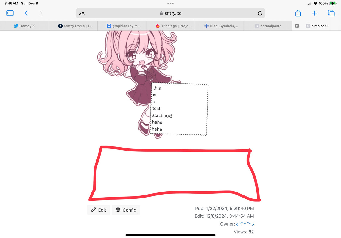 there is a big blank space between my scrollbox + image and the bottom buttons